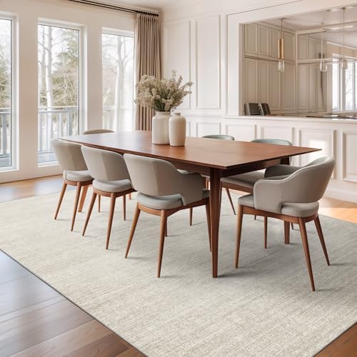 Valenrug Area Rugs 9x12 Living Room, Large Washable Rug Non Slip, Beige - Image 6