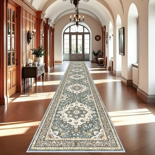 Washable Oriental Hallway Runner Rug: 3x20 Rug for Living Room Soft Carpet by TOPRUUG