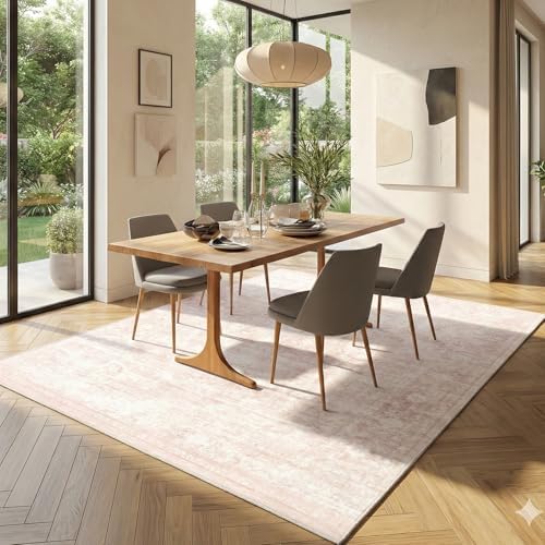 Homemate Washable Rug 6x9 Area Rugs - Vintage Rugs for Living Room by Homemate