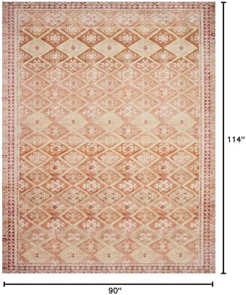 Loloi Layla Natural/Spice 7'-6" x 9'-6" Area Rug - Image 2