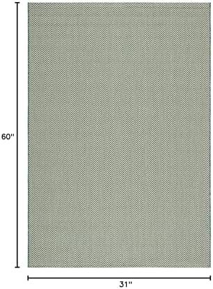 SAFAVIEH Courtyard Outdoor Area Rug 2'7"x5', Dark Green CY8022-32221 - Image 2