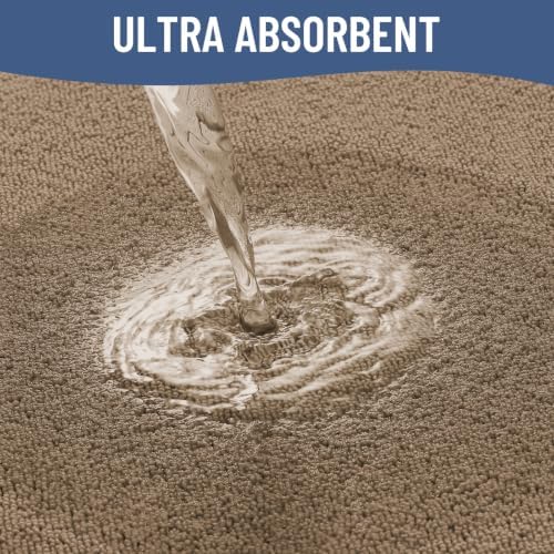 Smiry Memory Foam Bath Mat 45x27, Extra Soft Absorbent Bathroom Rugs - Image 4
