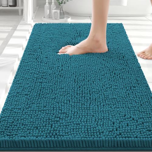 Smiry Bathroom Rugs 30X20, Luxury Chenille Extra Soft Absorbent Bath Mat by Smiry