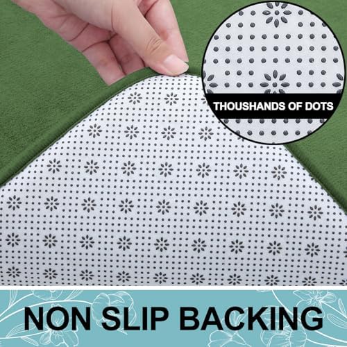 Smiry Memory Foam Bath Mat 30x20, Extra Soft and Absorbent Bathroom Rugs - Image 6