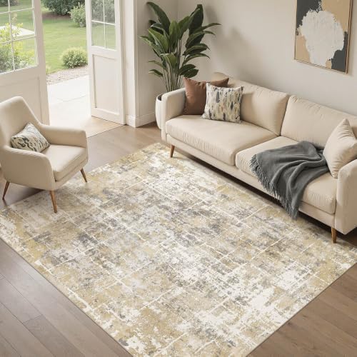 DMOYEST Area Rug Living Room Rugs 5x7 Washable Abstract Carpet - Image 4