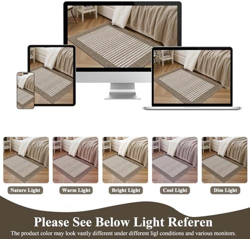 Ileading Indoor Door Mat 2x3ft, Absorbent Muddy Mats for Dogs, Low-Profile Entrance Welcome Mat with Non-Slip Rubber Backing, Washable Runner Carpet for Hallway,Entryway,Kitchen(Brown) - Image 6