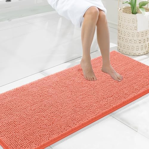 Smiry Bathroom Rugs 59X20, Luxury Chenille Extra Soft Absorbent Bath Mat by Smiry