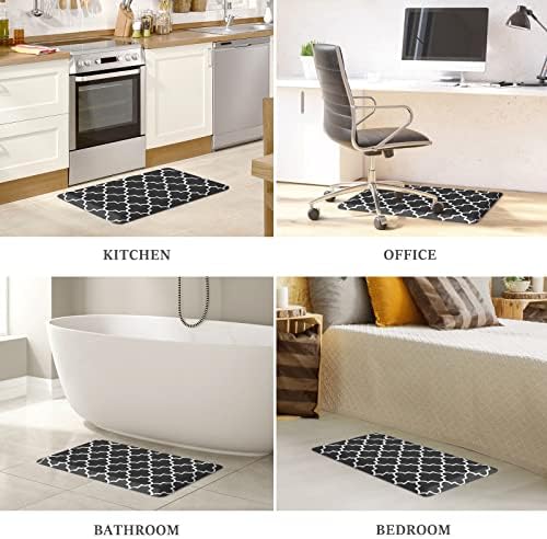 WISELIFE Anti Fatigue Mats for Kitchen Floor, 17.3" x 28", 4/5 Inch, Black - Image 7