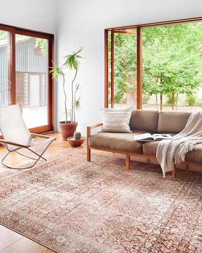 Loloi Layla Cinnamon/Sage 9'-0" x 12'-0" Area Rug by Unknown