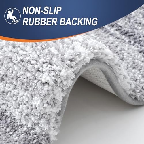 OLANLY Large Bathroom Rugs 50x30, Extra Soft Absorbent Microfiber Bath Rugs - Image 5