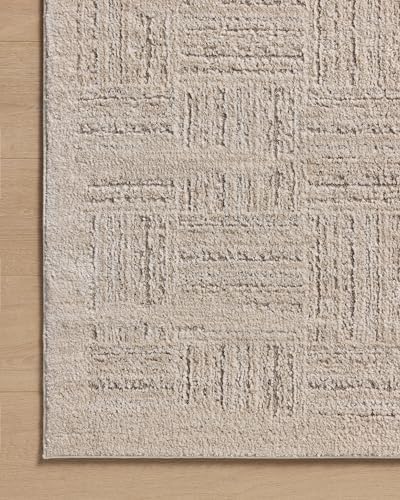 Loloi Amber Lewis Monty Collection MOT-01 Ivory/Taupe 2'-7" x 8'-0", .50" Pile Height, Runner Rug - Image 6