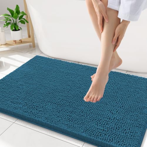 Smiry Bathroom Rugs 34X21, Luxury Chenille Extra Soft Absorbent Bath Mat by Smiry