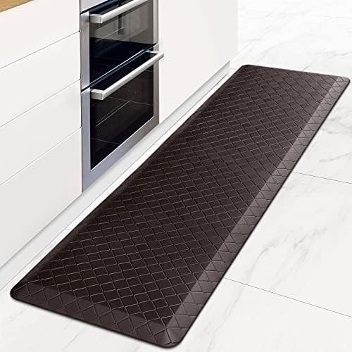 HappyTrends Kitchen Floor Mat - 4/5 Inch Thick Anti-Fatigue Kitchen Rug by HappyTrends