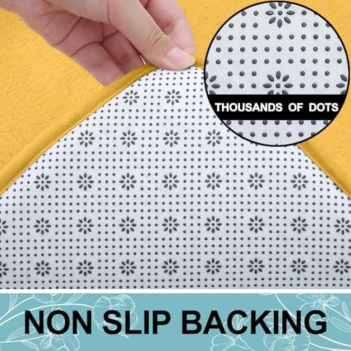Smiry Memory Foam Bath Mat 70x24, Extra Soft and Absorbent Bathroom Rugs - Image 6