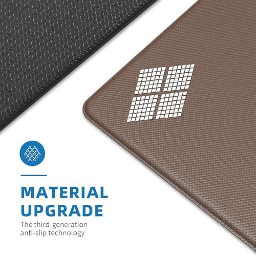 Kitchen Mats for Floor, Extra Long Anti-Fatigue Kitchen Rug, Black - Image 5