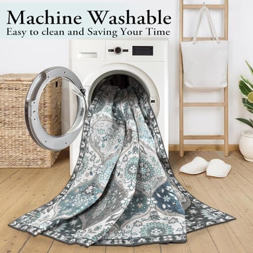 Lahome Moroccan Washable Area Rug 6x9, Large Soft Living Room Bedroom Rugs - Image 5