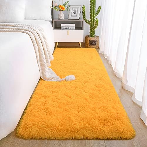 Chicrug Soft Runner Rugs for Bedroom Living Room Plush Fluffy Rug 2x6 by ChicrugHomeDecor