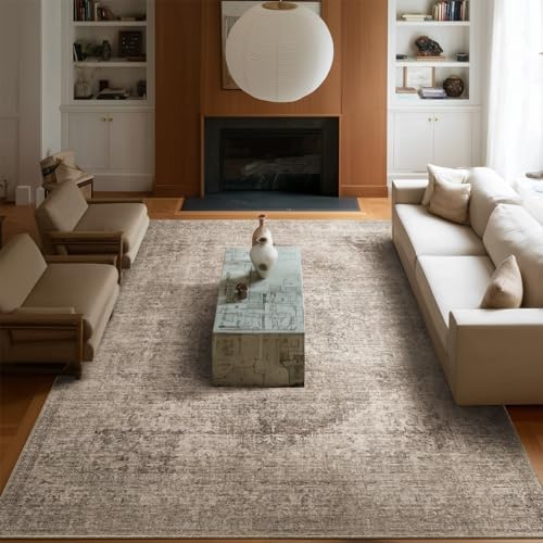 Machine Washable Rugs for Living Room: 8x10 Area Rugs for Bedroom by NoiFamo