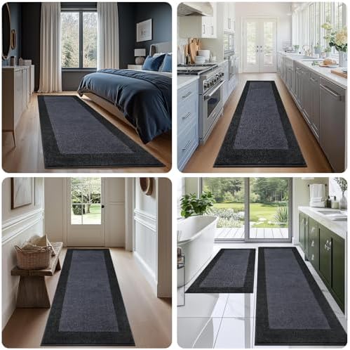 Kitchen Rugs Set (24" x 36"+ 24" x 60"), Runner Rug Roll Packing - Image 4