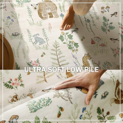Machine Washable Throw Rugs for Entryway: Door Mat Indoor Entrance 2x3 Rug Small Area Rug Non-Slip Low Pile Kitchen Rugs for Entrance Front Door Indoor Entry Bedside Living Room - Image 5