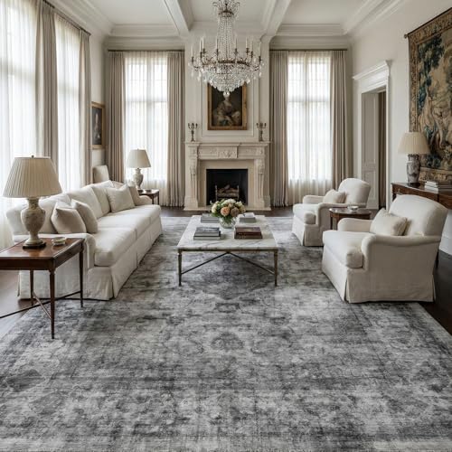 Homemate Washable Rug 9x12 Area Rugs - Vintage Rugs for Living Room by Homemate