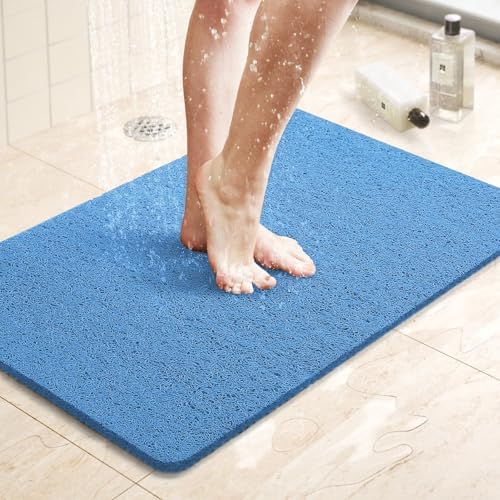 LuxStep Shower Mat Bathtub Mat Non-Slip Bath Mat with Drain, Quick Drying by LuxStep