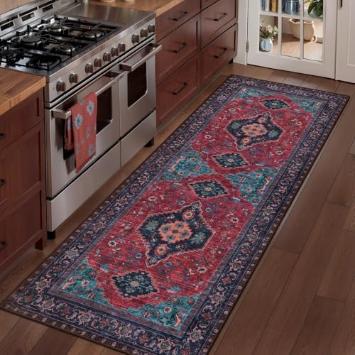 Tangsoo Oriental 2x6 Washable Runner Rugs for Hallways, Non Slip Runner Rug by Tangsoo