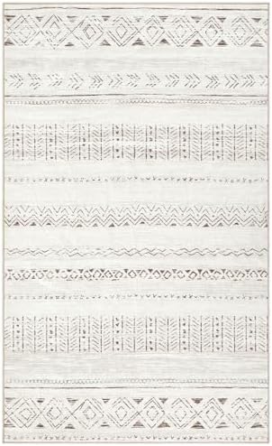 cotiled Washable 3x5 Entryway Rugs: Boho Moroccan Soft Small Rug - Image 6