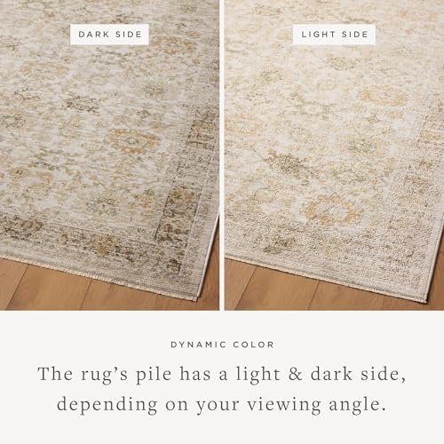 Loloi Magnolia Home Pace Natural/Multi 9'-6" x 12'-3" Area Rug - Image 4
