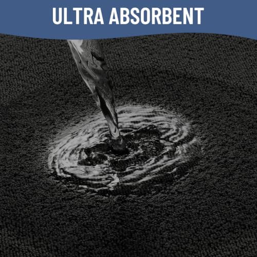Smiry Memory Foam Bath Mat 44x32, Extra Soft Absorbent Bathroom Rugs - Image 4