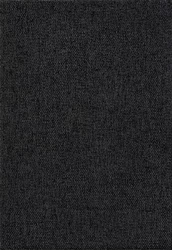 CAMILSON Easy Jute Runner Rug 2x7, Indoor Outdoor Dark Gray Farmhouse Area Rugs for Living Room and Kitchen Rug, Solid Boho Woven Design, Easy-Cleaning, Washable Outside Carpet Alfombras (2 x 7) - Image 2