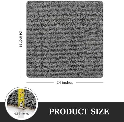 LuxStep Shower Mat Bathtub Mat Non-Slip Bath Mat with Drain, Quick Drying - Image 2
