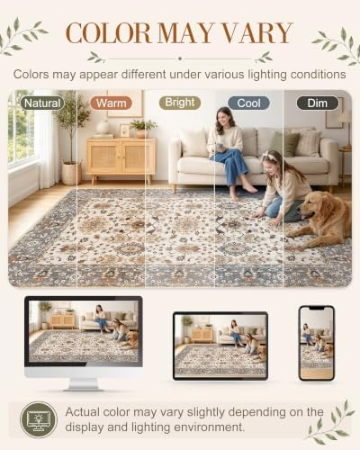 OLANLY 2x6 Washable Runner Rug, Soft Non Slip Carpet for Hallway Kitchen - Image 2
