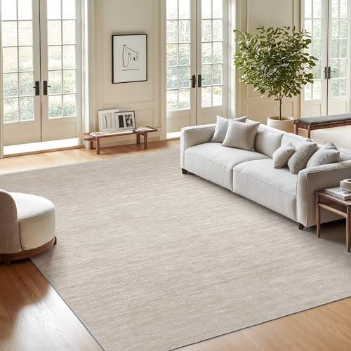 Valenrug 8x10 Area Rugs for Living Room, Large Washable Rug Non Slip, Beige - Image 3