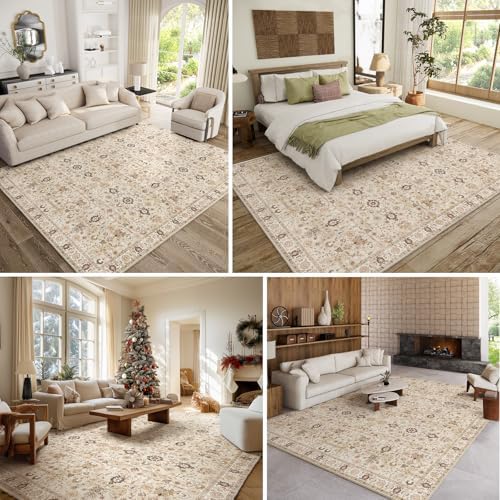 Machine Washable Rugs for Living Room: 8x10 Area Rugs for Bedroom - Image 2