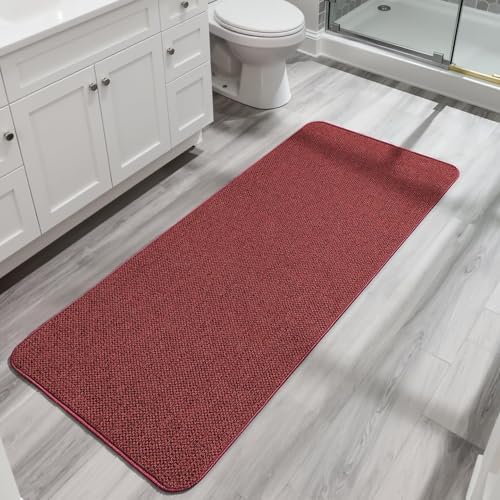 Bosap Bath Mat,Ultra Thin Bathroom Runner Rugs,Large Bath Mats for Bathroom by BosapDirect