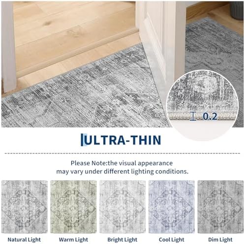 Garvee Grey Boho 10x13 Area Rugs for Living Room Bedroom - Image 6