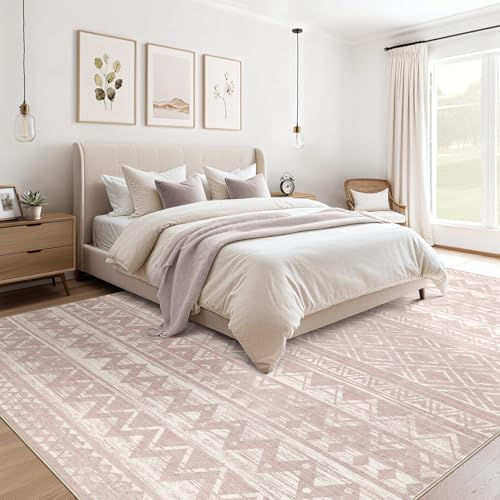 cotiled Boho 9x12 Area Rug for Living Room: Large Moroccan Washable Rug - Image 4