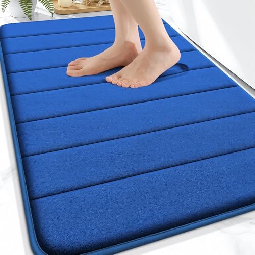 OLANLY Memory Foam Bath Mat 30x20, Super Soft and Absorbent Bathroom Rugs by OLANLY