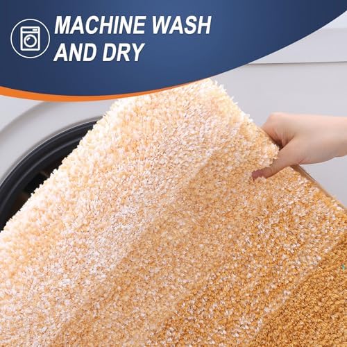 OLANLY Bathroom Runner Rug 40x24, Extra Soft Absorbent Microfiber Bath Rugs - Image 6