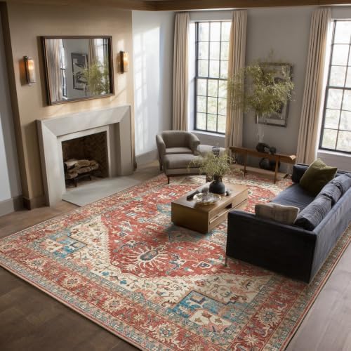 Machine Washable Rugs for Living Room: 9x12 Area Rugs for Bedroom - Image 2