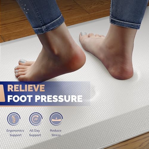 FEATOL Anti Fatigue Mat for Standing Desk & Kitchen Floor, 9/10 Extra Thick - Image 3