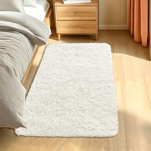 Smiry Area Rugs for Living Room Bedroom 2x4 ft, Fluffy Washable Carpet by Smiry