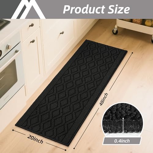 COSY HOMEER Kitchen Rugs and Mats 20"x48" Non Slip Kitchen Mats for Floor - Image 2