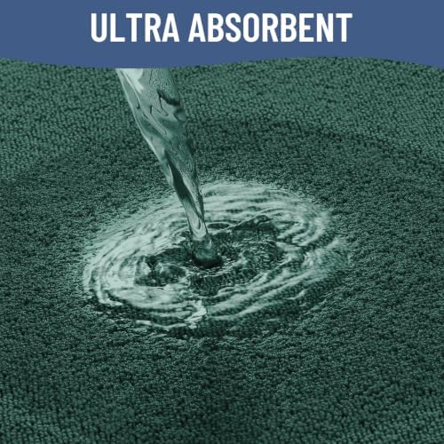 Smiry Memory Foam Bath Mat 72x24, Extra Soft Absorbent Bathroom Rugs - Image 4
