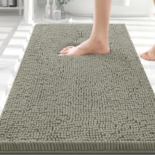 Smiry Bathroom Rugs 30X20, Luxury Chenille Extra Soft Absorbent Bath Mat by Smiry