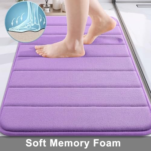 Buganda Memory Foam Bath Mat 59 x 20, Ultra Soft Absorbent Bathroom Rugs - Image 3