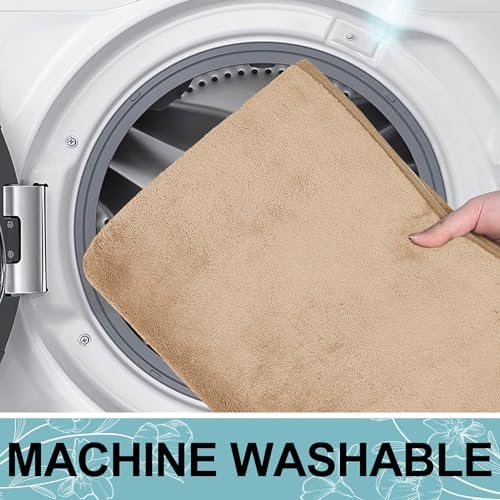 Smiry Memory Foam Bath Mat 47x24, Extra Soft and Absorbent Bathroom Rugs - Image 7