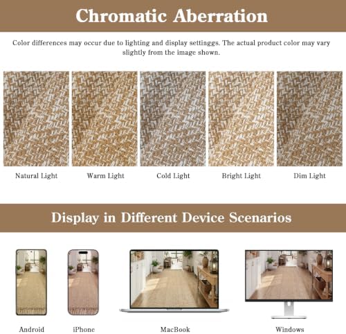 Collive 2x18 ft Long Runner Rug for Hallway, Washable Kitchen Rugs - Image 5