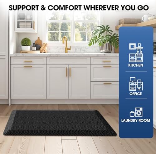 Anti-Fatigue Kitchen Mats for Floor Standing and Comfort Desk Mats 32"x20" - Image 7